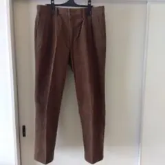 CROCODILE ブラウン コーデュロイ スリムフィット