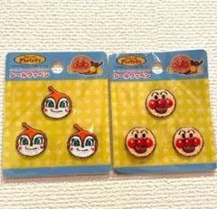 アンパンマン　ドキンちゃん　2wayステッカーミニワッペン２枚セット