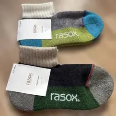 rasox(ラソックス) スポーツソックス 新品　2足セットS22cm〜24cm