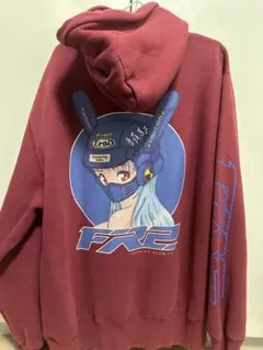 FR2 うさぎ　バイカーガール パーカー　スウェット M HOODIE