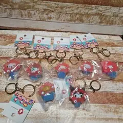 EXPO2025 サンリオ ミャクミャクなりきりキーホルダー　クリア 全種類7点