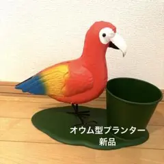 オウム　プランター　小物入れ