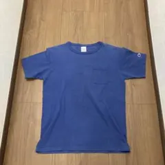 【鬼美品】Champion T1011 ブルー Tシャツ ヘビーウエイト M