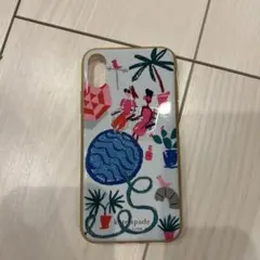 kate spade イラスト付きiPhoneケース