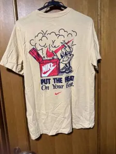 NIKE グラフィック Tシャツ ベージュ L