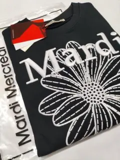 mardi mercredi トレーナー スウェット ネイビー 刺繍