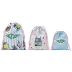 【新品未使用】　イッツデモ　ハリーポッター　3P巾着　ポーチ　ハニーデュークス