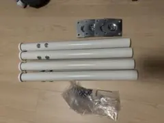 ニトリ　プレフェ　テーブル脚 4本セット ホワイト