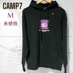 CAMP7 ブラック パーカー M 未使用