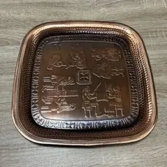 【美品】銅製品 角盆 約32.5cm お盆 トレー プレートのサムネイル