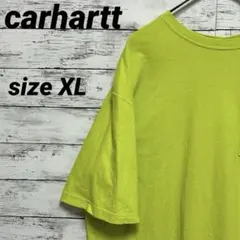 carhartt カーハート ポケットTシャツ ネオンイエロー size XL