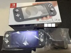 Nintendo Switch Lite 本体 グレー 美品 ケース付き