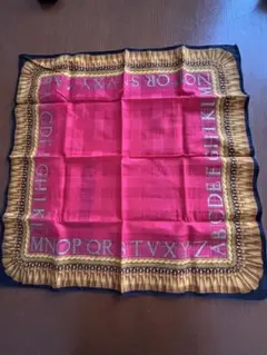 パロマピカソ　ハンカチ レッド　ゴールド