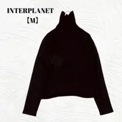 美品　INTERPLANET　インタープラネット【M】タートルネック 長袖ニットのサムネイル