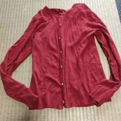 レッド カーディガン