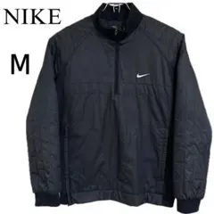 NIKE GOLF プルオーバージャケット 中綿 ハーフジップ ブラック M
