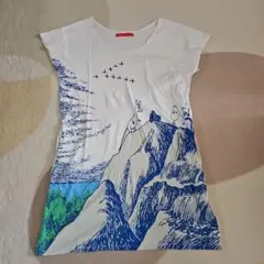 ムーミン 半袖 Tシャツ ワンピース　graniphのサムネイル