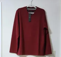 新品 STEELO ワインレッド 長袖カットソー LL