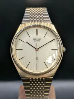 SEIKO セイコー　腕時計　シーガル　角形　ゴールド 1981年製ヴィンテージ/稼働]SEIKO SEAGULL セイコー シーガル