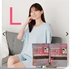 ワークマン メディヒール リカバリーウェア Ｌサイズブラック黒　半袖 上下セット