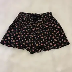 INGNI キュロットショートパンツ 裏地付き ウエストゴム Mのサムネイル