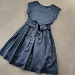 Green Label Relaxing フォーマル　ワンピース S ネイビー