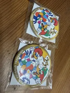 USJ ウッディー・ウッドペッカー 缶バッジ - メルカリ