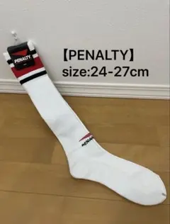 【penalty】《24-27cm》ホワイト/ブラック/レッド