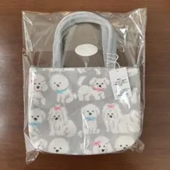 【新品未開封】フェイラー モフモフワンチャン バッグ シルバーグレー 犬のサムネイル