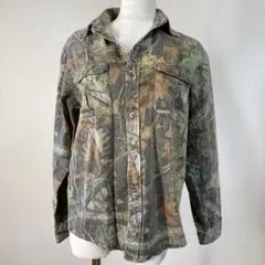 古着　カモフラージュ柄　シャツ