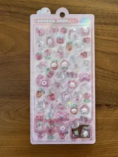 【正規品⠀】ボンボンドロップ キャラクターシール うさぎ