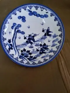 超希少 戦前SAMPLE】ドッドウェル輸出 エッグシェル 染付 梅皿 骨董