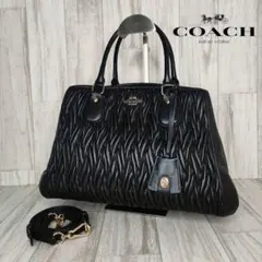 60 COACH コーチ　レザー　2WAY ハンドバッグ　ショルダーバッグ
