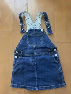 デニムジャンバースカート 4ans/104cm プチバトー