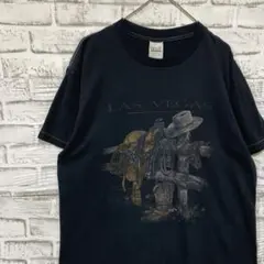 USA製90sヴィンテージTシャツ！シングルステッチブラック古着L 0518