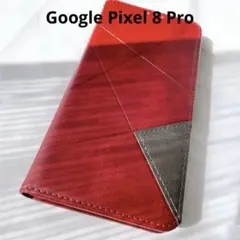 Google Pixel 8 Pro 手帳型 カバー PUレザー 幾何学模様のサムネイル