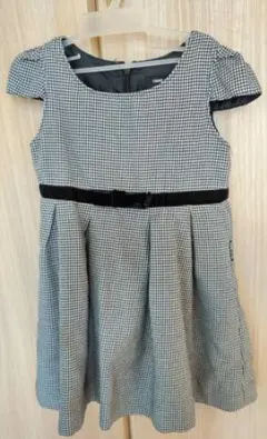 チェック柄ノースリーブワンピース