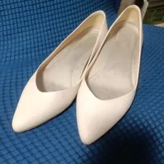 FADIO RUSCONI ホワイトパンプス 37