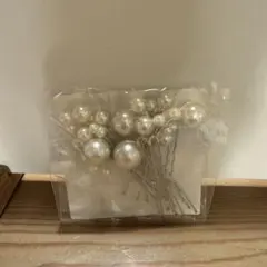 ホワイトパール ヘッドドレス