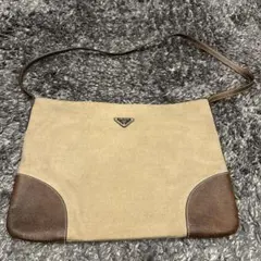 PRADA ショルダーバッグ ベージュ/ブラウン