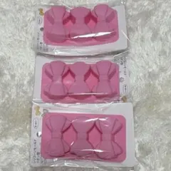 リボン型　シリコンモールド　セリア