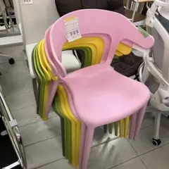 全7脚　シュルームイス　カラフルスタッキングチェア　それぞれ2脚　プロシード