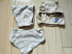 【ZARA/H&M】ボンネット バンダナ ベビー帽子 セット 6-12M