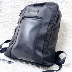 TUMI Alpha Bravo バックパック ナイロン レザー ブラック