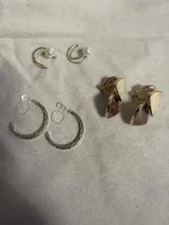 イヤリングセット シルバー ゴールド イヤーカフ