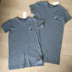 新品　トランプ柄　刺繍 半袖　Tシャツ　ワンピース 2枚セット　姉妹　アリスのサムネイル