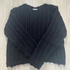 ブラックコムデギャルソン2024AW ローゲージニット S 美品 - メルカリ
