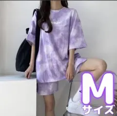 セットアップ ユニセックス ルームウェア 半袖Tシャツ ショートパンツ M
