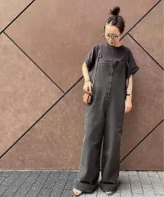 【美品】plage プラージュ＃キャミサロペット　デニム　オーバーオール　36のサムネイル