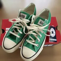 CONVERSE ALL STAR グリーン ローカット スニーカー